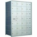 Florence Mfg Co 1400 Series Front Loading Horizontal Wall-Mounted Mailbox, 27 Compartments, Anodized Aluminum 140074A